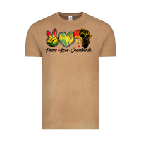 Vintage Camel peace love juneteenth Vintage Tee - BarkalooDesign