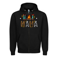 Black one hot mama Zipper Hoodie - CowhideDigitalArt