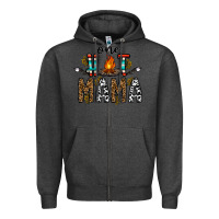Charcoal Heather one hot mama Zipper Hoodie - CowhideDigitalArt