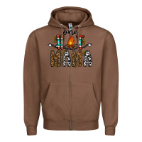 Chestnut one hot mama Zipper Hoodie - CowhideDigitalArt