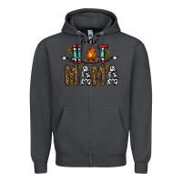 Smoke one hot mama Zipper Hoodie - CowhideDigitalArt