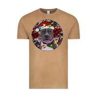 Vintage Camel Pitbull And Buffalo Plaid Vintage Tee - RanaPortraitStore
