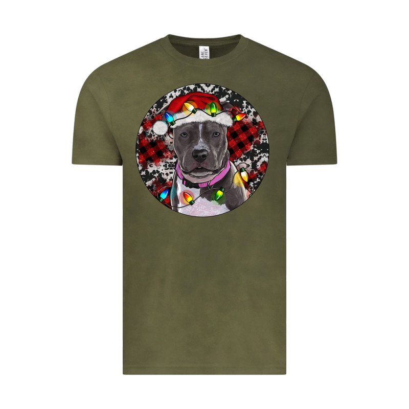 Pitbull And Buffalo Plaid Vintage Tee by RanaPortraitStore | Teevron