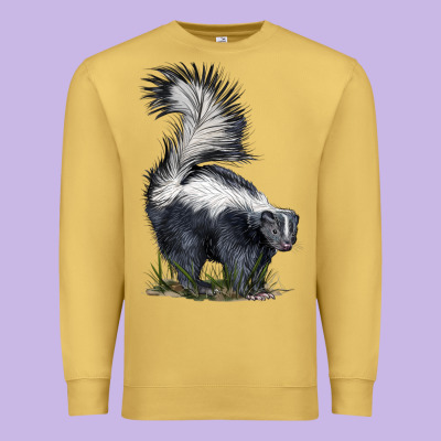 Skunk Premium Sweatshirt Designed By Lillyallendesigns