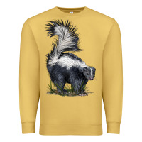 Antique Gold skunk Premium Sweatshirt - LillyAllenDesigns
