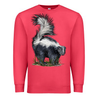 Cardinal skunk Premium Sweatshirt - LillyAllenDesigns