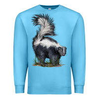 Ocean Blue skunk Premium Sweatshirt - LillyAllenDesigns
