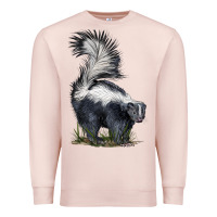Pale Pink skunk Premium Sweatshirt - LillyAllenDesigns