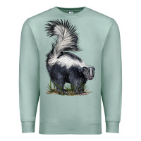 Seafoam skunk Premium Sweatshirt - LillyAllenDesigns