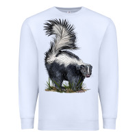 White skunk Premium Sweatshirt - LillyAllenDesigns
