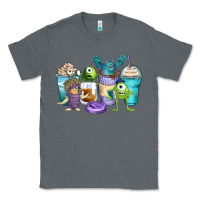 Charcoal Heather cartoon characters coffee cups Classic Tee - Zillion Design Studio