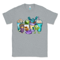 Heather Grey cartoon characters coffee cups Classic Tee - Zillion Design Studio