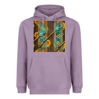 Lavender aztec and sunflowers Heavyweight Hoodie - BundleAndBundleShop