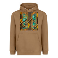 Toasted Coconut aztec and sunflowers Heavyweight Hoodie - BundleAndBundleShop