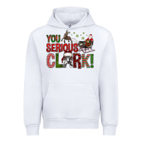 White You Serious Clark With Santa Sleigh Urban Hoodie - BundleAndBundleShop