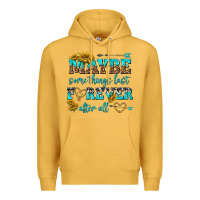 Mustard maybe some things last forever after all Premium Hoodie - NancyCooperArtShop