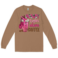 Toasted Coconut Nobody Fights Alone Coffee Long Sleeve Tee - texasbilliewilder