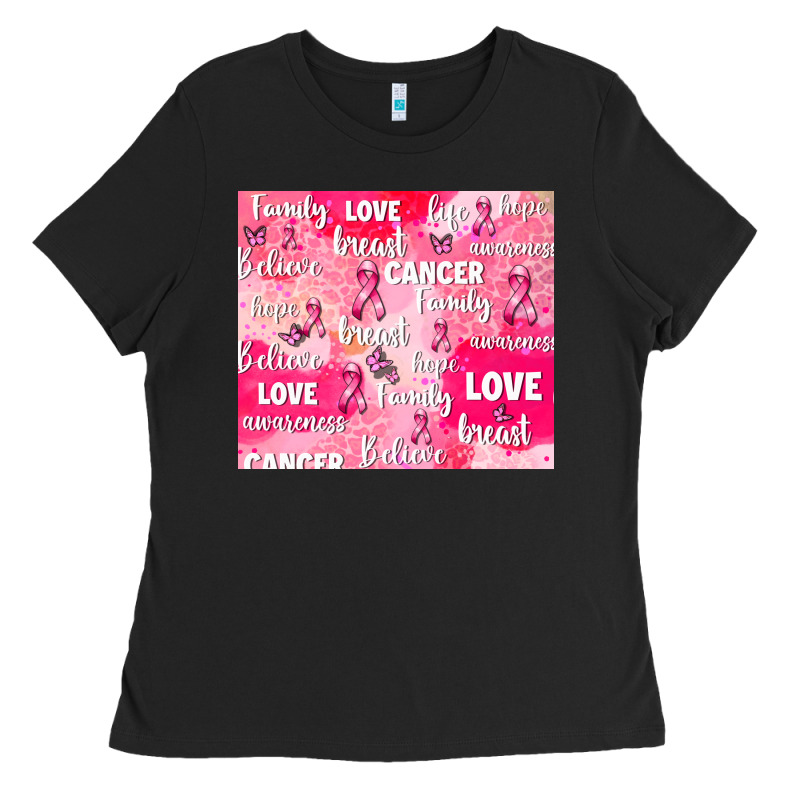 Breast Cancer Awareness Pink Ladies Tee by AdoDesignShop | Teevron