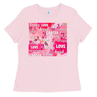 Bubblegum Pink breast cancer awareness pink Ladies Tee - AdoDesignShop