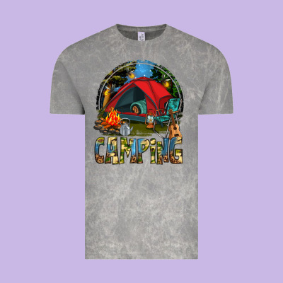 Vintage Tee camping