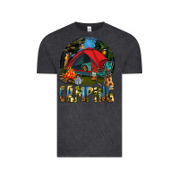 Vintage Black camping Vintage Tee - texasbilliewilder