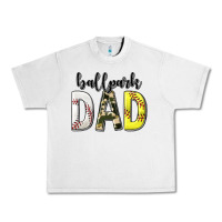 Lunar Rock ballpark dad with softball and baseball Urban Heavy Tee - texasbilliewilder