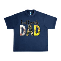 Navy ballpark dad with softball and baseball Urban Heavy Tee - texasbilliewilder