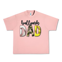 Salmon ballpark dad with softball and baseball Urban Heavy Tee - texasbilliewilder
