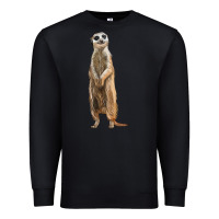 Black Meerkat Premium Sweatshirt - LillyAllenDesigns