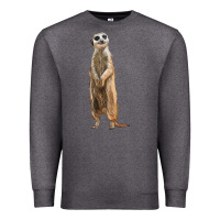 Charcoal Heather Meerkat Premium Sweatshirt - LillyAllenDesigns