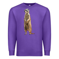 Purple Meerkat Premium Sweatshirt - LillyAllenDesigns