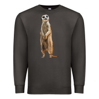 Smoke Meerkat Premium Sweatshirt - LillyAllenDesigns