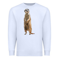White Meerkat Premium Sweatshirt - LillyAllenDesigns