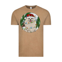 Vintage Coffee Pomeranian And Farm Vintage Tee - RanaPortraitStore