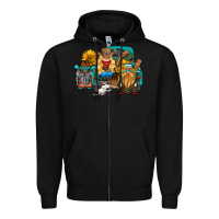 Black western Truck with gnomes Zipper Hoodie - HRA Design Shop