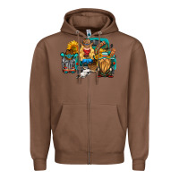 Chestnut western Truck with gnomes Zipper Hoodie - HRA Design Shop