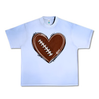 Grape Ice american football heart Urban Heavy Tee - texasbilliewilder