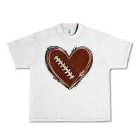 Lunar Rock american football heart Urban Heavy Tee - texasbilliewilder