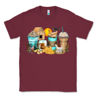 Burgundy chicken coffee cups Classic Tee - Zillion Design Studio