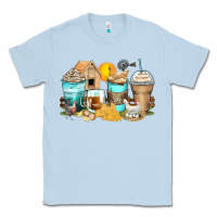 Dusty Blue chicken coffee cups Classic Tee - Zillion Design Studio