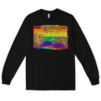 Black pride background Long Sleeve Tee - Zillion Design Studio