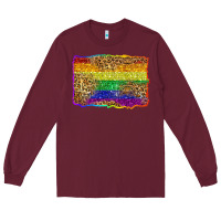 Burgundy pride background Long Sleeve Tee - Zillion Design Studio