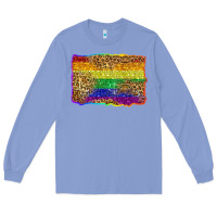 Colony Blue pride background Long Sleeve Tee - Zillion Design Studio