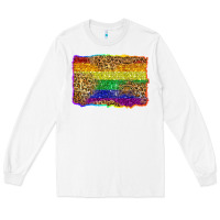 White pride background Long Sleeve Tee - Zillion Design Studio