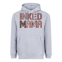 Heather Grey inked mama Heavyweight Hoodie - JahusDesignShop
