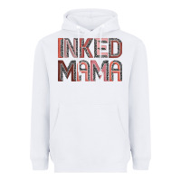 White inked mama Heavyweight Hoodie - JahusDesignShop