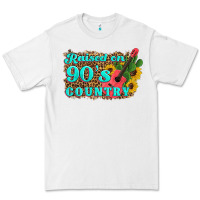 White raised 90's country guitar cactus sunflower's Premium Tee - Artiststas