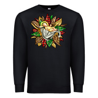 Black christmas baby jesus sunflower Premium Sweatshirt - Jasminsmagicworld