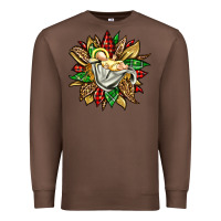 Chestnut christmas baby jesus sunflower Premium Sweatshirt - Jasminsmagicworld