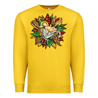 Lemon christmas baby jesus sunflower Premium Sweatshirt - Jasminsmagicworld